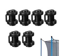 Protezione per bordi del trampolino - Copertura superiore, copertura terminale, set di pezzi di ricambio | 6-8 pezzi di coperture posteriore per pali del trampolino, protezione della rete, fitness all