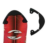Protezione per Bordi per Longboard, Striscia anticollisione per Snowboard - Striscia anticollisione Curva per Snowboard - Protezione per Il Naso Nera per Longboard, Copertura per tavola da Skateboard
