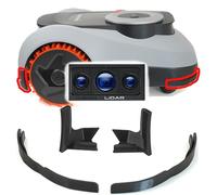 Protezione per bordi per Segway Navimow i2 LiDAR (i208, i215 e i220), protezione per robot tosaerba, nero, per i2 LiDAR)