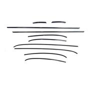 protezione per bordi portiera auto Per Mini Per Cooper Per R56 2 Porte 2007 2008 2009 2010-2013 Cornice Stile Decorazione Striscia Finestra Modanatura Guarnizione Guarnizione