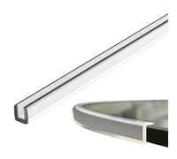 Protezione per bordi, striscia sigillante trasparente, protezione paraurti in, cuscino angolare flessibile, 400 x 1 x 1 cm, design ammortizzante, ideale per armadi, tavoli, mobili, bambini