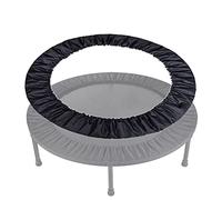 Protezione per Bordo di Tappeto Elastico 96cm 101cm 122cm 152cm, Copertura Bordo trampolino elastico da giardino, Protezione per Molle di Trampolino, Resistente a Raggi UV e Strappo,Nero,48in 122cm