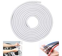 Protezione per Bordo portiera Auto FaJoek 5M Guarnizione Auto Portiera, Guarnizione Porta Auto Gomma, Striscia Protezione Porta Auto,Paraspigoli Anti-perdite, Auto Strisce di Protezione (Bianco)