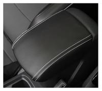 Protezione per bracciolo Automatico per VW T-ROC Troc 2019-2023 Cuscino di Supporto per bracciolo (Linea Bianca Nera)