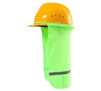 Protezione per cappello di sicurezza - Parauri in rete per il collo, equipaggiamento di protezione contro la ventilazione ad alta visibilità, attrezzatura di lavoro di protezione UV estiva | leggero