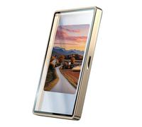 Protezione per carte, custodia magnetica con maniche impilabili resistenti ai raggi UV, display robusto e spazio di classificazione per carte sportive, poker, tarocchi, collezione di carte