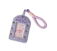 Protezione per carte piccole da 7,6 cm con gancio per il trasporto per zaini, organizza buste per carte fotografiche