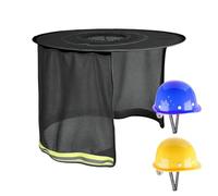 Protezione per Casco da cantiere | Confortevole regolabile - Paralume ampio bordo e protezione per il collo - per cantieri lavori stradali tetti pittura lavori pubblici calore estate lavoro esterno