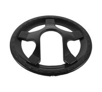 Protezione per Catena Bicicletta, Copri Corona 5 Fori 36 Denti Nero | Plastica Robusta, Montaggio Semplice, per Mountain Bike e Fissa, Tutela Contro Urti e Usura