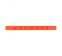 Protezione per catena in TPU per bici da strada e mountain bike con texture 3D per ridurre le vibrazioni e prevenire l'usura del telaio (arancione)