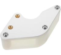 Protezione per catena per moto, colore argento, protezione per catena fuoristrada con piastra tenditore, copertura compatibile con frizione per mini bici da trail riding e motocross, comoda