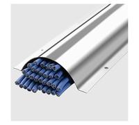 Protezione per Cavi da Pavimento, 2 4 6 8 10 pezzi Nascondicavo for cavi/Protezione for canaline portacavi, for computer da ufficio sotto le linee della scrivania(Silver 8 Pack,Width 76MM (3 IN))