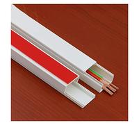 Protezione per cavi elettrici, Confezione da 2 kit di canaline for cavi a parete in PVC bianco for la gestione dei cavi, diverse dimensioni(30x15mm/1.18x0.59in)