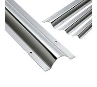 Protezione per cavi extra large in acciaio inox, canalina di gestione dei cavi, per pareti e pavimenti, soluzione correttiva per casa e ufficio