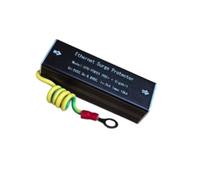 Protezione per cavi Gigabit Ethernet per cablaggio PoE RJ45, alloggiamento in metallo in linea con filo di messa a terra e segni visibili in uscita per il layout dell'armadio