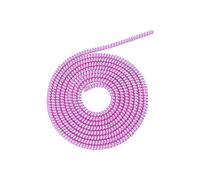 Protezione per cavi USB per telefoni cellulari, protezione per cavi a spirale, custodia per cavo dati e caricabatterie, salva cavo cuffie (colore viola laser)