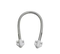 Protezione Per Cavo Porta 2 pezzi di protezione for cavi anti-distruzione con estremità in plastica for la sicurezza del controllo degli accessi, dei, anello for porta blindata(DL201-W)