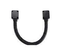 Protezione Per Cavo Porta Anello for porta, testa in lega di zinco, acciaio inossidabile 304, interruttore for controllo accessi, protezione for manicotto for cavi(Black)