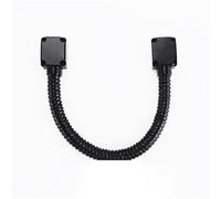 Protezione Per Cavo Porta Protezione for cavi nascosta in lega di zinco con anello for porta in acciaio inossidabile 304(Black)