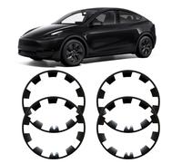 Protezione per Cerchioni compatibile con Tesla Model Y, Coprimozzo In ABS da 20 Pollici, 4 Pezzi di Protezione per Cerchioni, per Modello Y 20'', Sostituzione dei Tappi Centrali del Mozzo
