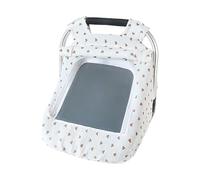 Protezione per cestino per bambini con finestra traspirante, comoda custodia in cotone, facile da installare, traspirante