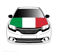 Protezione Per Cofano Per Auto Con Bandiera Italiana Alla Moda - Copri Cofano Per Auto Con Bandiera A Strisce Verdi Bianche Rosse, Adatto Per Tessuti Elastici Per Banner Per Cofano Auto Da 3