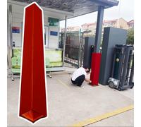 Protezione per colonne in schiuma da 1,2 m, spessore 2,5 cm, per parchi giochi, cantine e palestre, imbottitura resistente agli urti su 4 lati, per la sicurezza e la protezione dei bambini