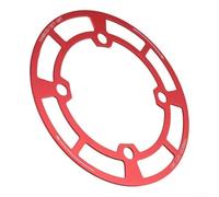 Protezione per corona bici per Bcd 104 mm 32-36t in lega di alluminio protegge le macchie di grasso sui vestiti rosso (38-42T multicolore)