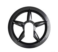 Protezione per corona da bicicletta per corone da 40-42 denti, supporto a 5 fori con distanza di 6,5 cm, deflettore catena in plastica per mountain bike e bici pieghevoli, accessorio di protezione con