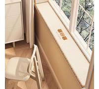 Protezione per davanzale della finestra, impermeabile, resistente al calore, retro antiscivolo, tappetino ritagliabile per piante, lavandino, feste, cani, gatti (marrone, 20,3 x 150 cm)