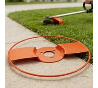 Protezione per decespugliatore in metallo ispessito per tosaerba per ridurre l'usura dovuta al contatto con detriti e prolungare la durata operativa nel lavoro sul campo (390 mm)