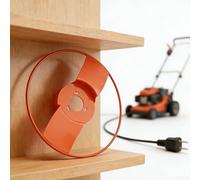 Protezione per decespugliatore in metallo per tosaerba per proteggere contro detriti volanti e avvolgere l'erba durante il funzionamento (325 mm)