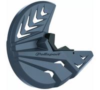 Protezione per disco freno e parte inferiore Forcella Grigio Polisport Honda Crf