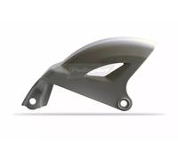 Protezione per disco freno e parte inferiore Forcella Polisport bianca Nero Poli