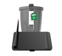 Protezione per display OTOmitra per Bimby TM7 con supporto per spatola, accessori per Bimby TM7, custodia rigida, pannello protettivo antigraffio, resistente all'acqua e alla polvere, nero
