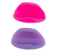 Protezione per Dito Flauto in Silicone 2 Pezzi Curvo | Lavanda, Design Ergonomico e Forma Humanizzata, Uso Confortevole, Mantiene le Dita nella Posizione Corretta