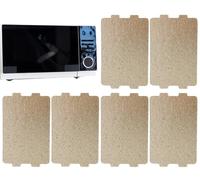 Protezione per Forno a Microonde in Mica, 6 pezzi Piastra di Mica per Onde per Microonde,Forno a Microonde Piastre di Mica,Foglio Forno a Microonde Copertura di Guida d'Onda