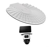 Protezione per fotocamera EufyCam per s4, resistente alle intemperie | EufyCam - Protezione impermeabile per s4, in plastica bianca, protezione da pioggia, sole, polvere, per protezione esterna