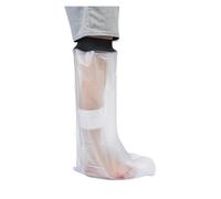 Protezione per gesso da doccia, Copertura trasparente for gambe for docce for ferite ai piedi e alla parte inferiore della gamba degli adulti