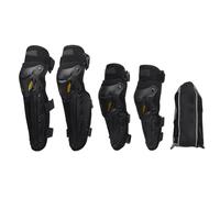 Protezione per Ginocchia e Stinchi per Moto, Ginocchiere Lunghe per Moto, Protezione Anticaduta per Parabrezza, Protezioni per Le Gambe, Armatura per Corse di Moto Cross (Black)