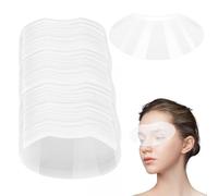 Protezione per gli occhi dopo gli occhi, 50 pezzi, protezione per gli occhi, trasparente, morbida visiera, per la doccia, per il viso, per acconciature e come protezione per gli occhi