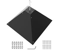 Protezione per gli scoiattoli, per la colonna di mangime per uccelli, in metallo, per esterni, a prova di scoiattolo, per giardino, prato, parco, cortile, amanti della natura, appartamento, balcone