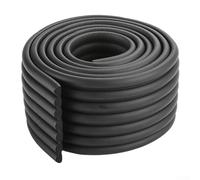 Protezione per gradini in schiuma spessa per scale del letto a castello, accoppiata con rifinitore dedicato per una regolazione accurata della lunghezza (nero)