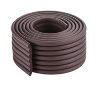 Protezione per gradini in schiuma spessa per scale del letto a castello, accoppiata con rifinitore dedicato per una regolazione accurata della lunghezza (marrone)