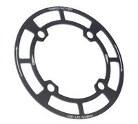 Protezione per guarnitura in alluminio per mountain bike, 158 mm, con rivestimento resistente all'olio, per bulloni circolari 104BCD (nero-32T-36T)