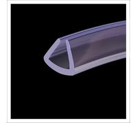 Protezione per i bordi, Canale in Gomma a U 3,28FT Striscia Sigillante for Bordi Trasparente, for Insonorizzazione Porte Finestre che Copre Bordi Affilati,10x8mm (Dimensioni(15mm x 17mm)