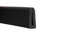 Protezione per i bordi, Canale in gomma a U con fondo piatto, 3,28 piedi, striscia di tenuta for bordi isolanti in gomma nera, for insonorizzazione di porte e finestre, 9x11 mm (Si(11mm x 11mm)