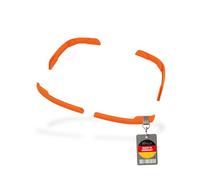 Protezione per i bordi compatibile con Segway Navimow i105e e i108e, paraurti protettivo, tuning per robot tosaerba - semplicemente inserito, non necessita di colla (arancione)