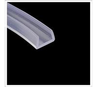Protezione per i bordi, Striscia sigillante a forma di U Striscia sigillante in gomma traslucida da 3,28 piedi Facile da tagliare, 17 mm x 30 mm (dimensioni : 17 mm x 30 mm)(15mm x 25mm)