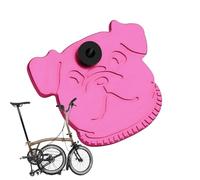 Protezione per il cavo della bicicletta, protezione per telaio della bici, multifunzionale, a forma di viso di cane, antiruggine, accessorio per ciclismo per vernice sicura, anteriore e